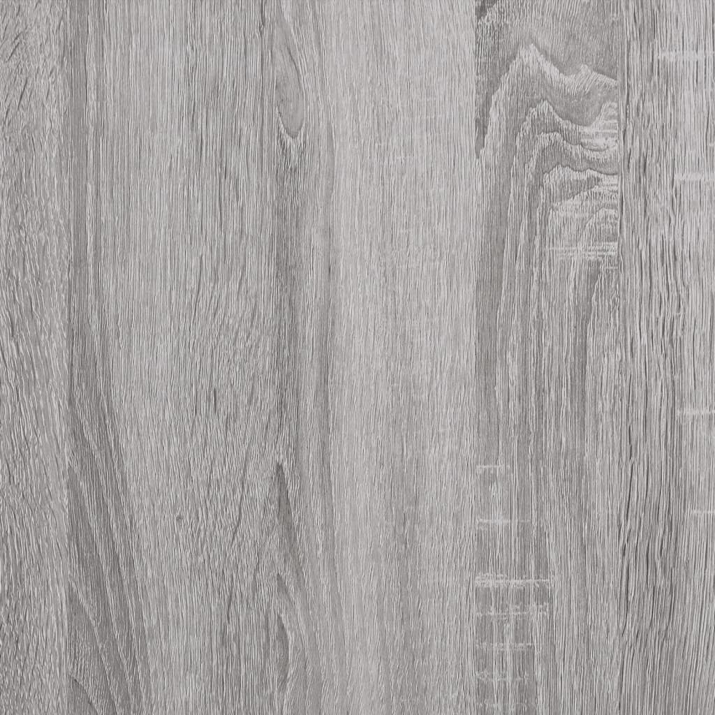 vidaXL Giroletto Testiera Grigio Sonoma 100x200 cm Legno Multistrato