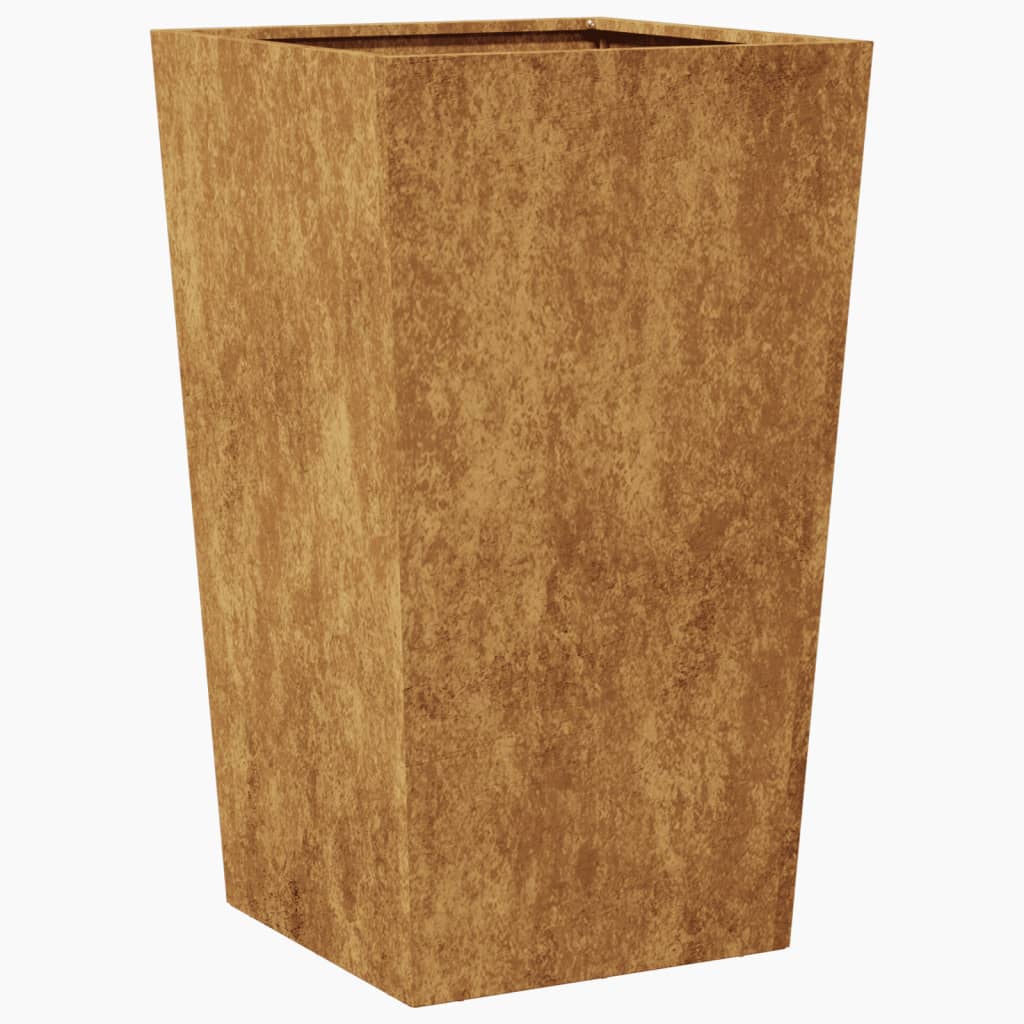 vidaXL Fioriere da Giardino 2 pz 45x45x75 cm in Acciaio Corten