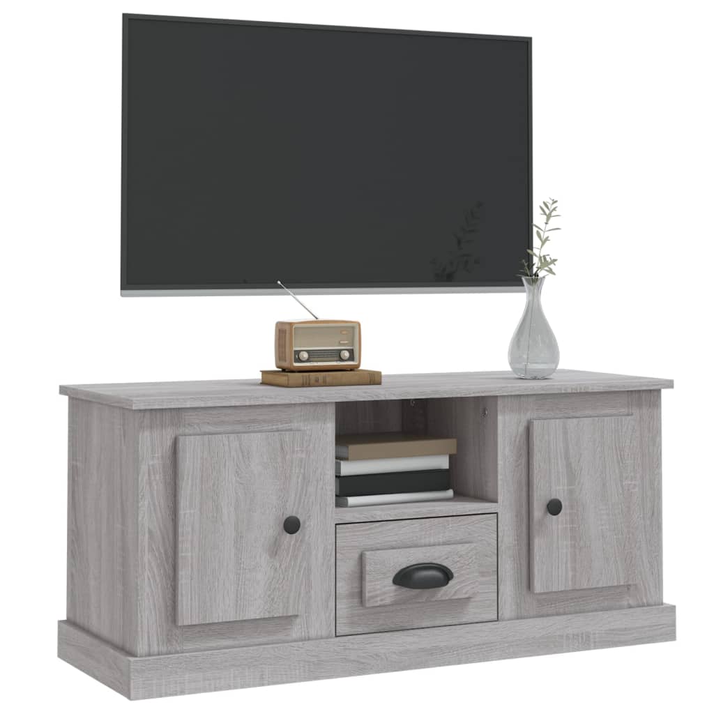 vidaXL Mobile TV Grigio Sonoma 100x35,5x45 cm in Legno Multistrato