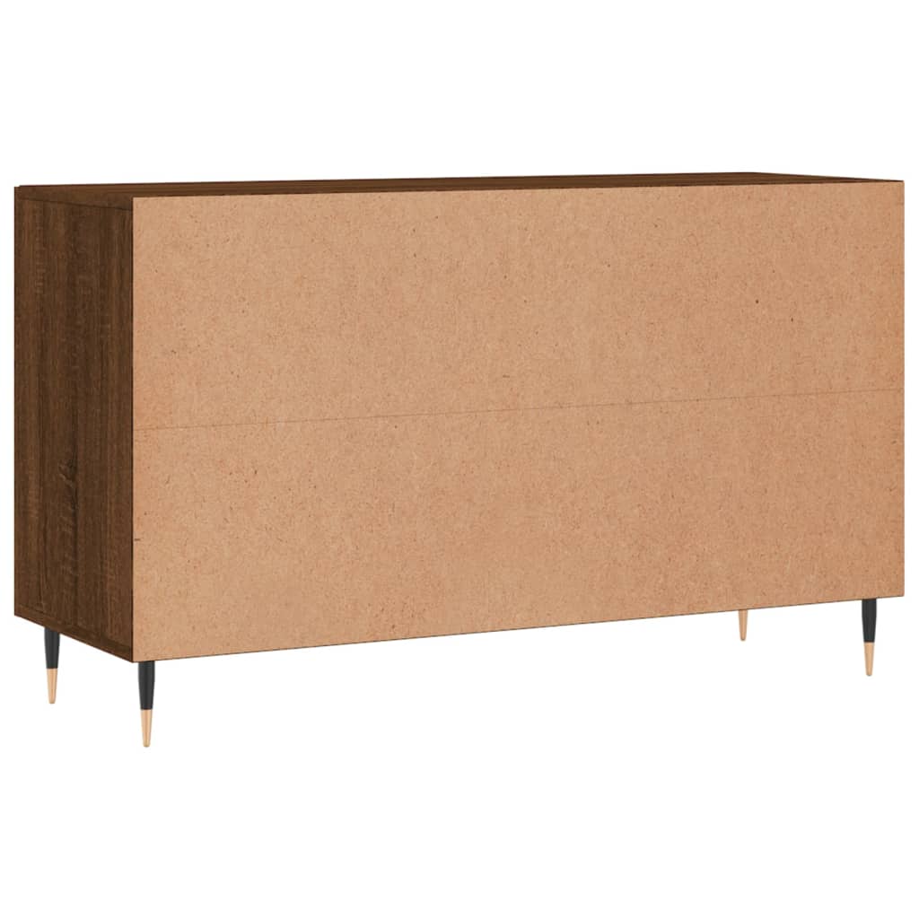 vidaXL Credenza Rovere Marrone 100x36x60 cm in Legno Multistrato