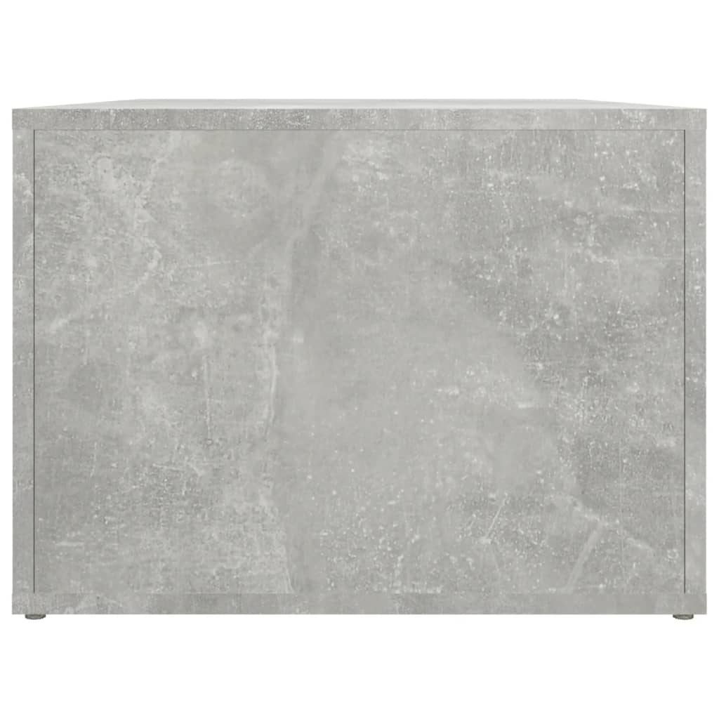 vidaXL Tavolino Salotto Grigio Cemento 80x50x36 cm Legno Multistrato