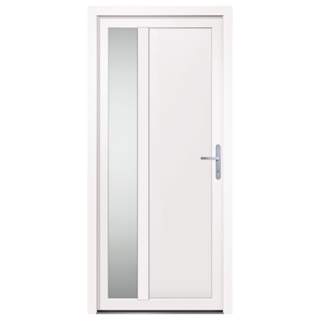 vidaXL Porta Ingresso Bianca 98x208 cm in PVC