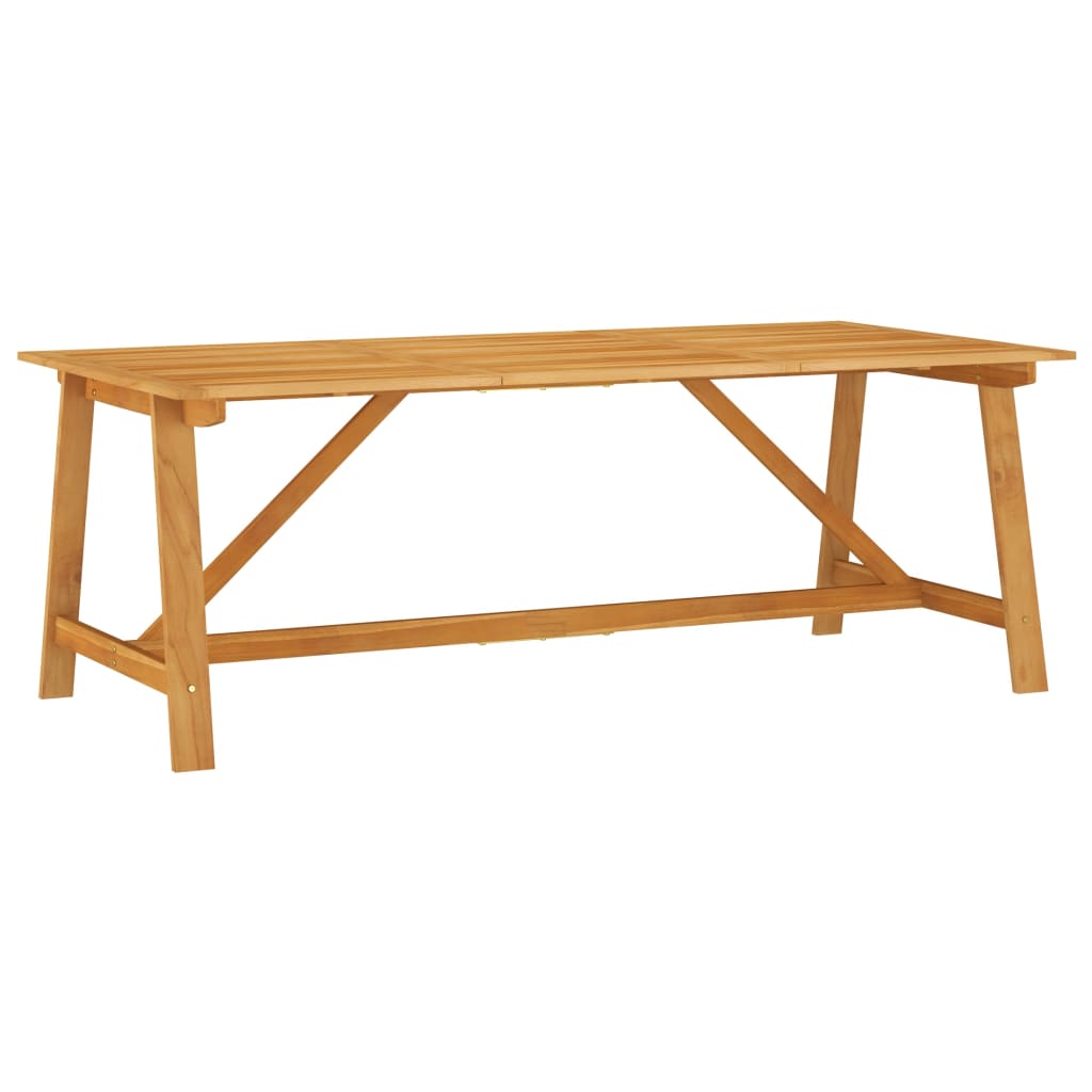 vidaXL Set Pranzo da Giardino 7pz in Legno Massello di Acacia