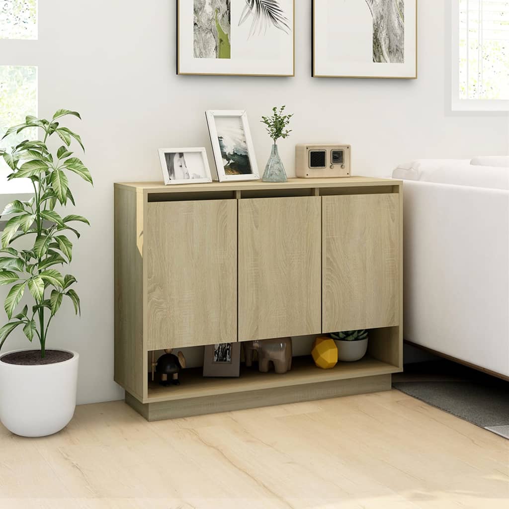 vidaXL Credenza Rovere Sonoma 97x31x75 cm in Truciolato