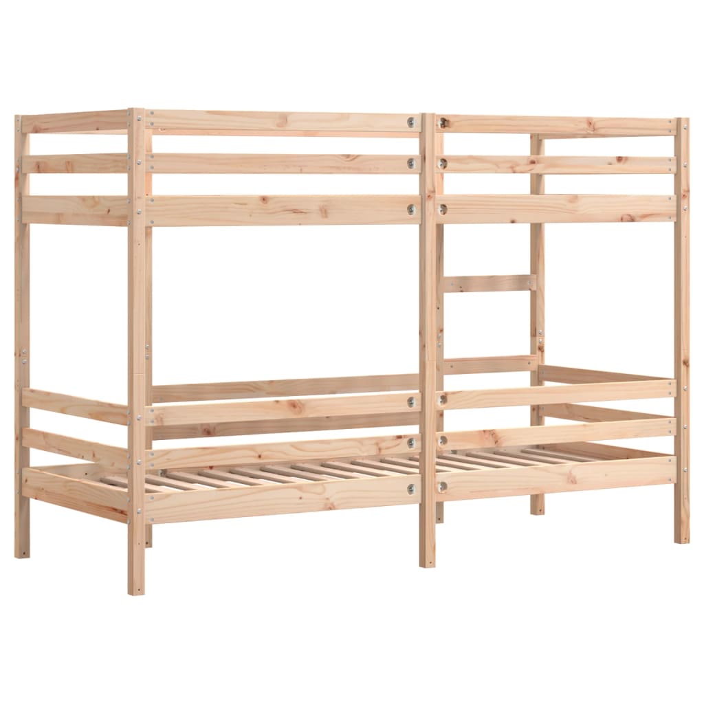 vidaXL Letto a Castello senza Materasso 90x190 cm Legno di Pino