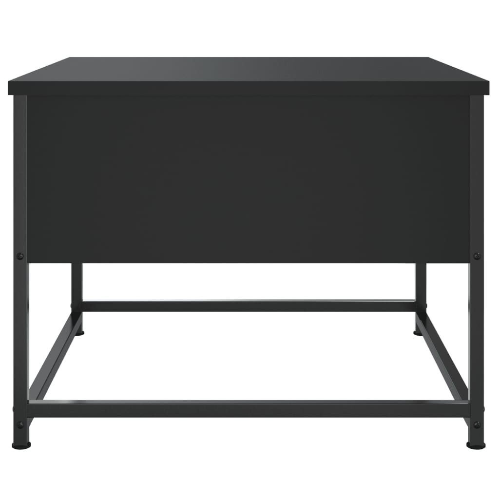 vidaXL Tavolino da Salotto Nero 51x51x40 cm in Legno Multistrato