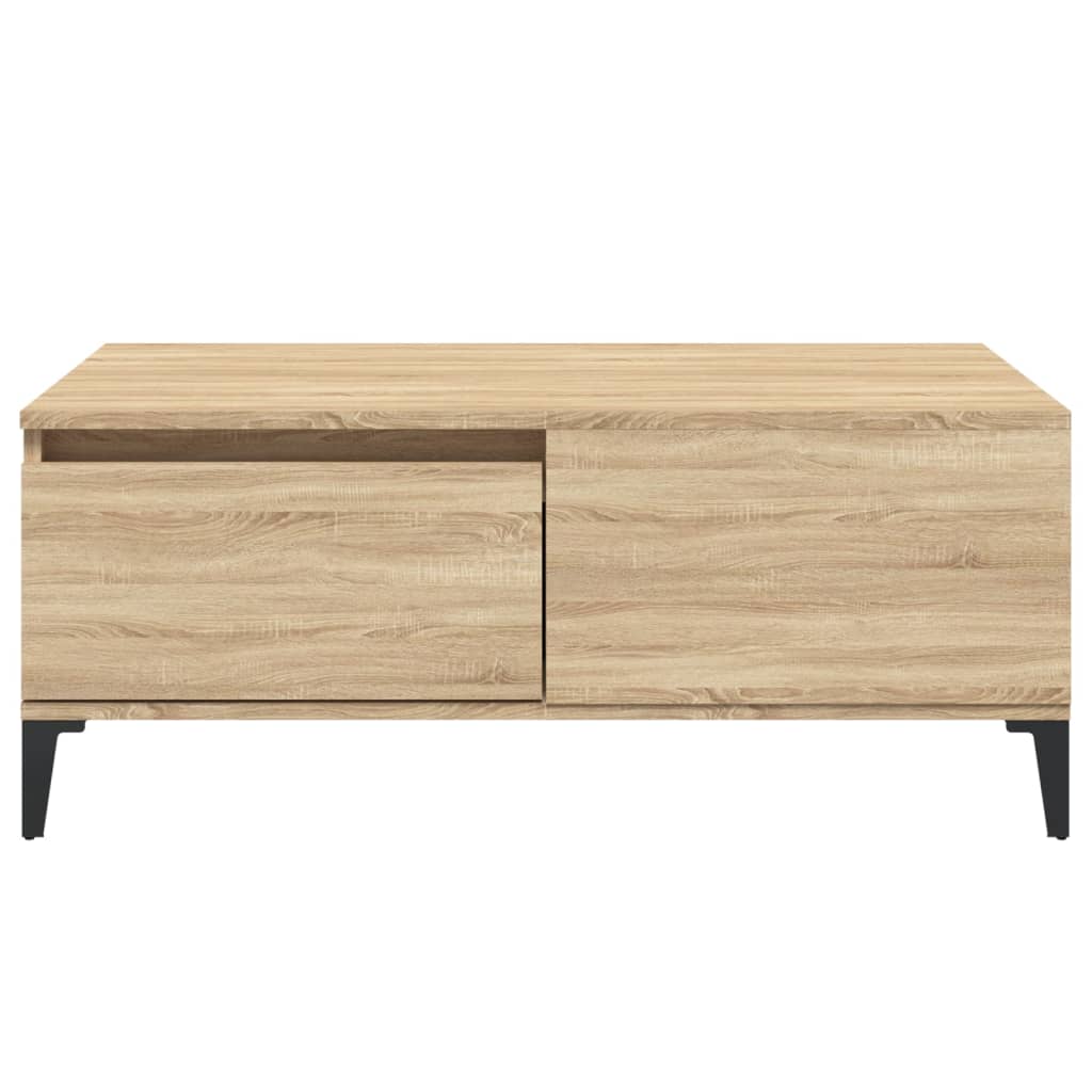 vidaXL Tavolino Salotto Rovere Sonoma 90x50x36,5 cm Legno Multistrato