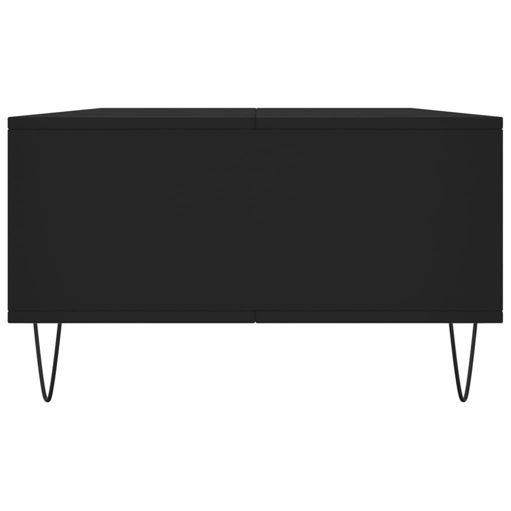 vidaXL Tavolino da Salotto Nero 104x60x35 cm in Legno Multistrato