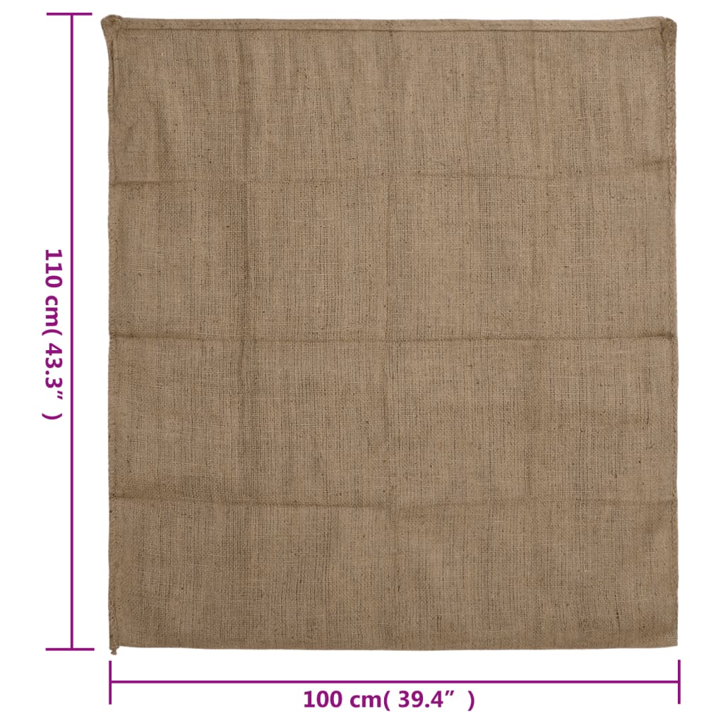 vidaXL Sacchi di Iuta 30pz 100x110 cm 100% Iuta 340 gsm