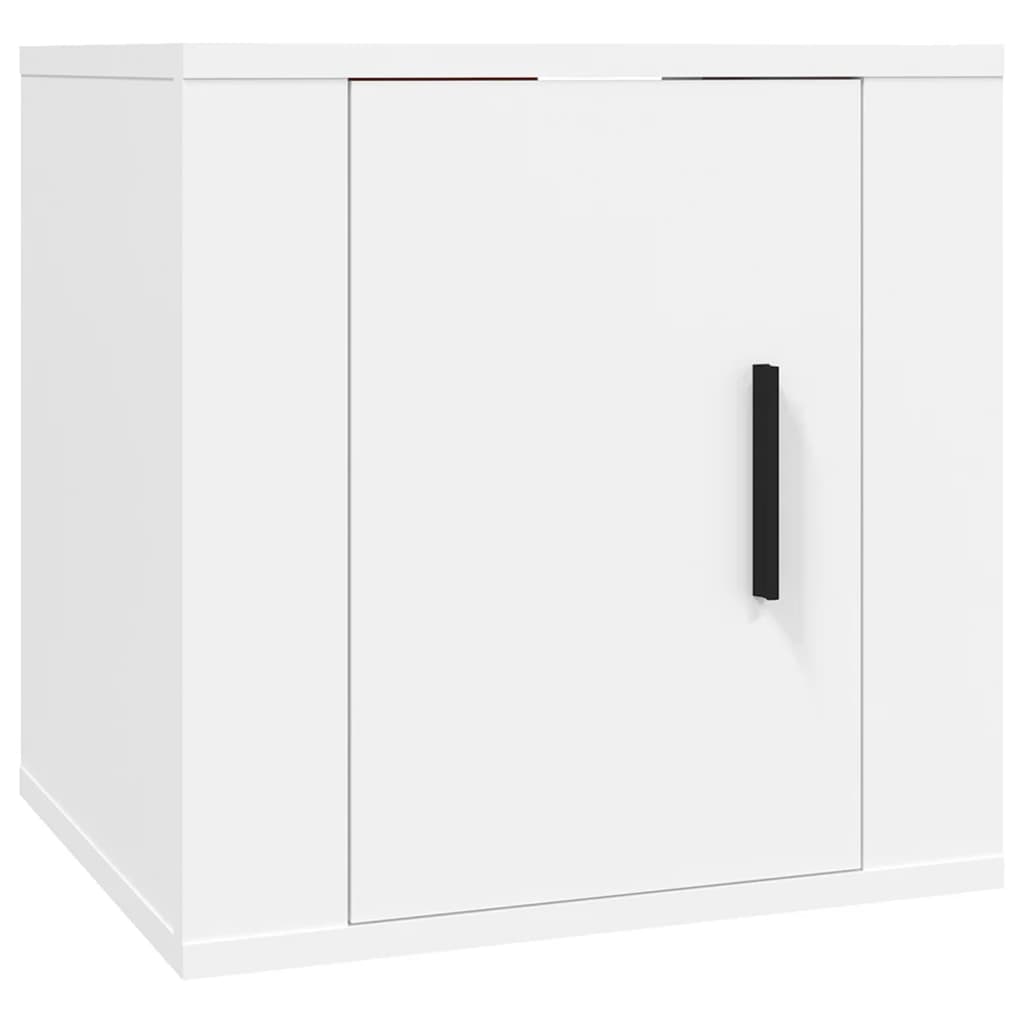 vidaXL Mobile Porta TV a Parete Bianco 40x34,5x40 cm