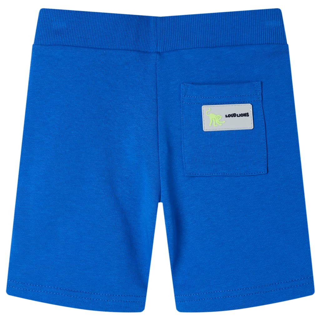 Pantaloncini per Bambini con Coulisse Blu 140