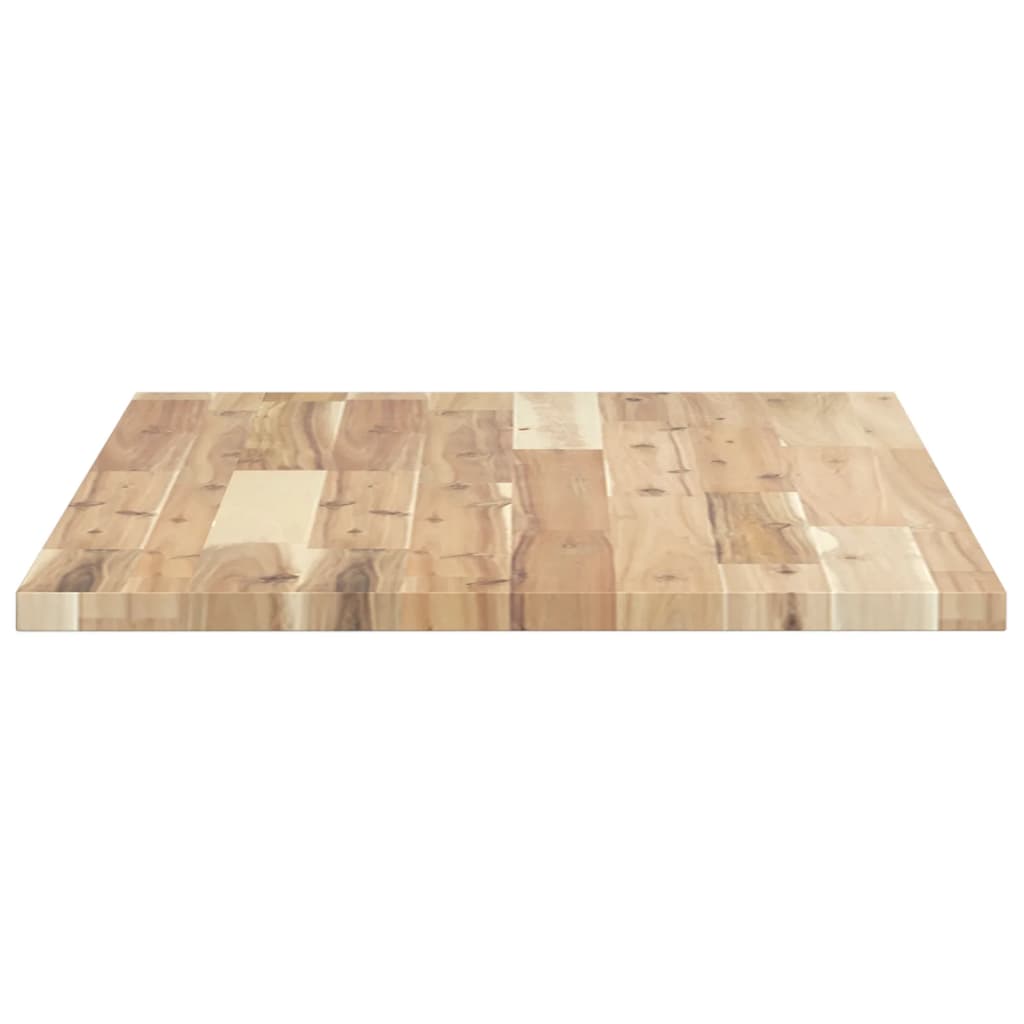 vidaXL Piano Tavolo Rettangolare 60x50x2cm in Legno Massello di Acacia