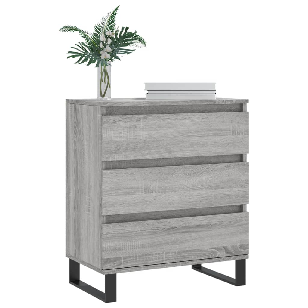 vidaXL Credenza Grigio Sonoma 60x35x70 cm in Legno Multistrato