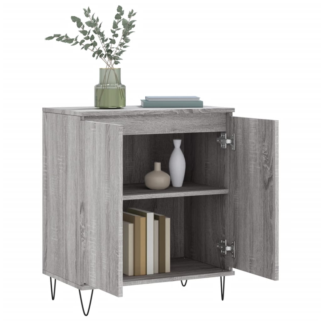 vidaXL Credenza Grigio Sonoma 60x35x70 cm in Legno Multistrato