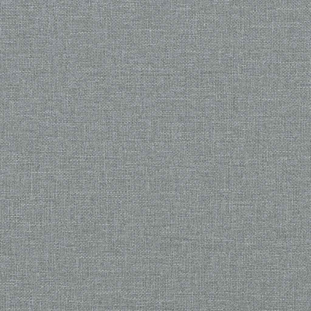 vidaXL Giroletto a Molle con Materasso Grigio Chiaro 140x200cm Tessuto