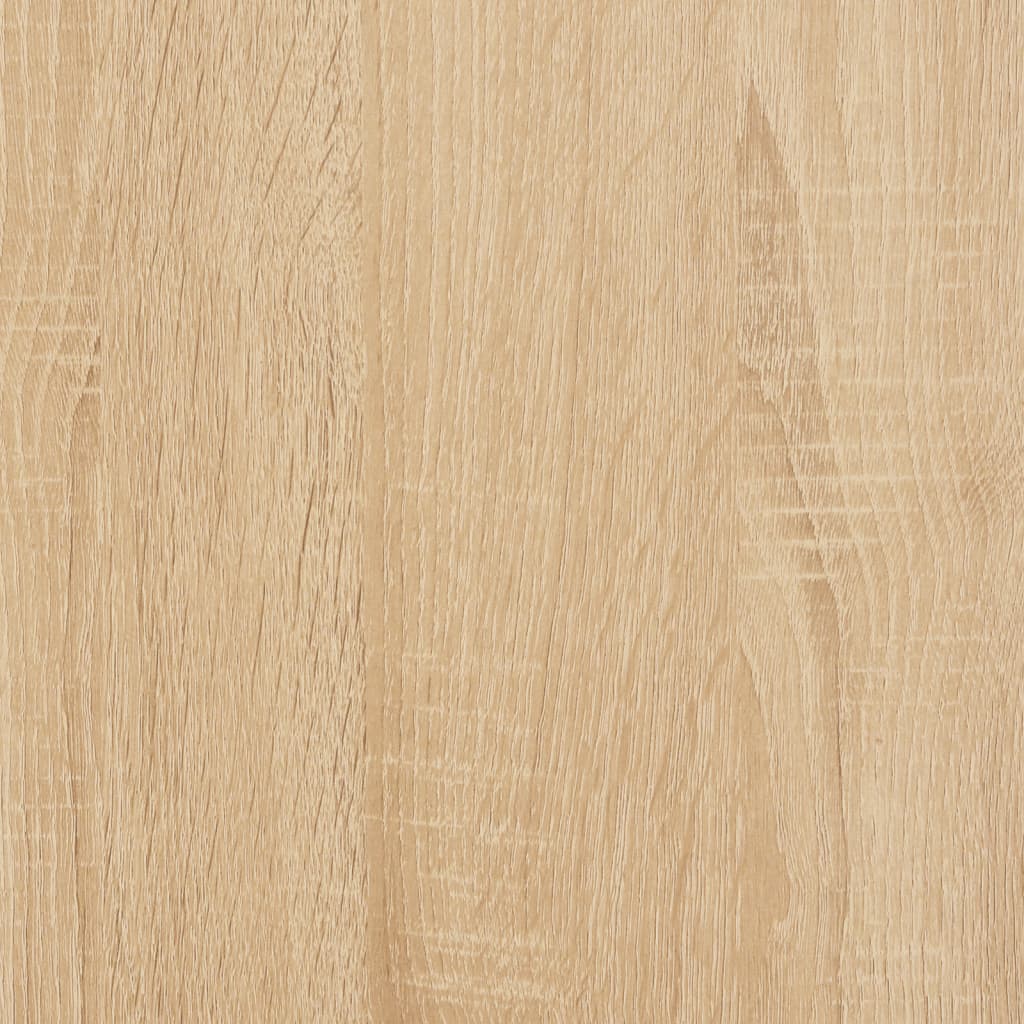 vidaXL Panca Portaoggetti Rovere Sonoma 102x42x45 cm Legno Multistrato