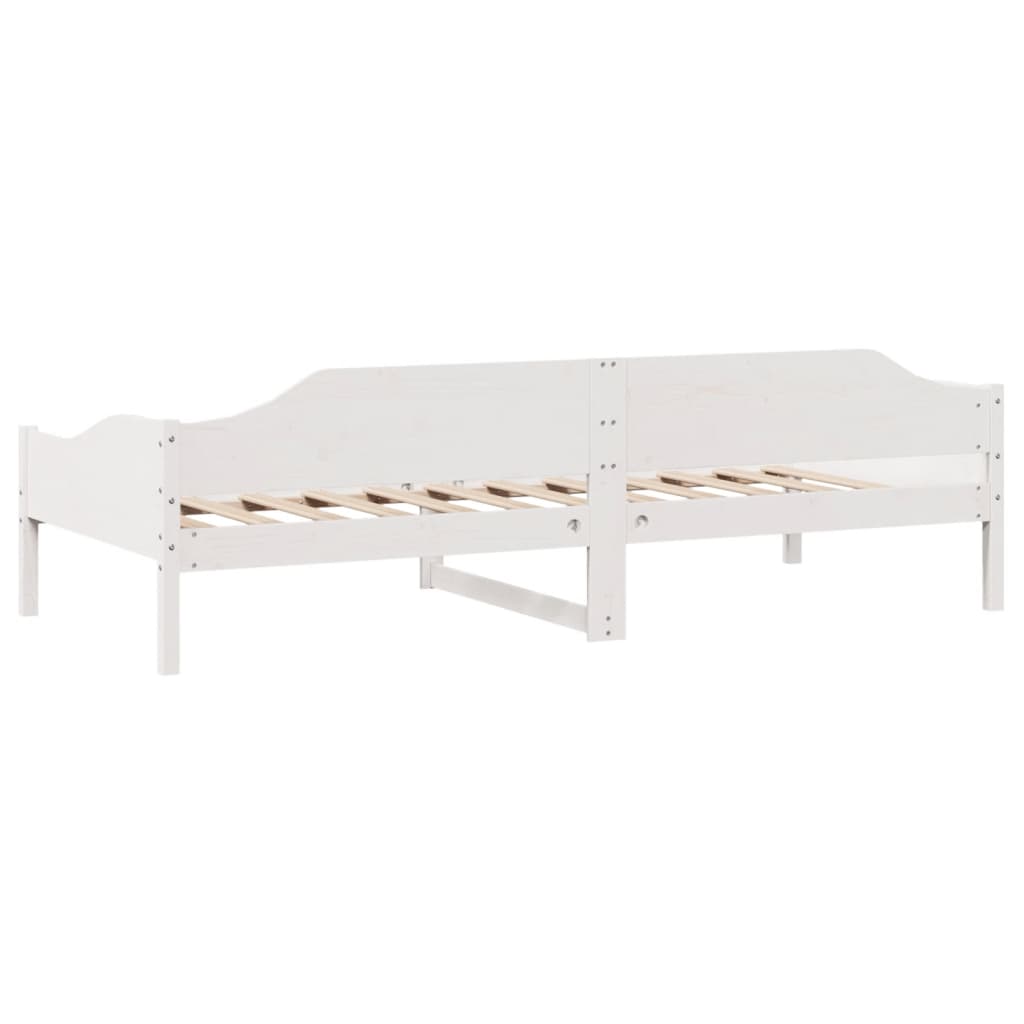 vidaXL Letto senza Materasso Bianco 90x200 cm Legno Massello di Pino