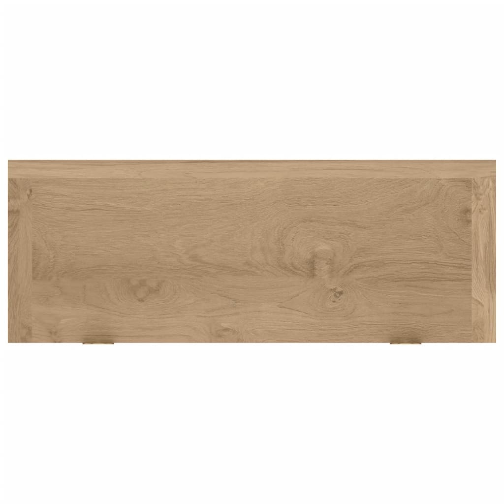 vidaXL Mensole da Parete 2 pz 40x15x4 cm in Legno Massello di Teak