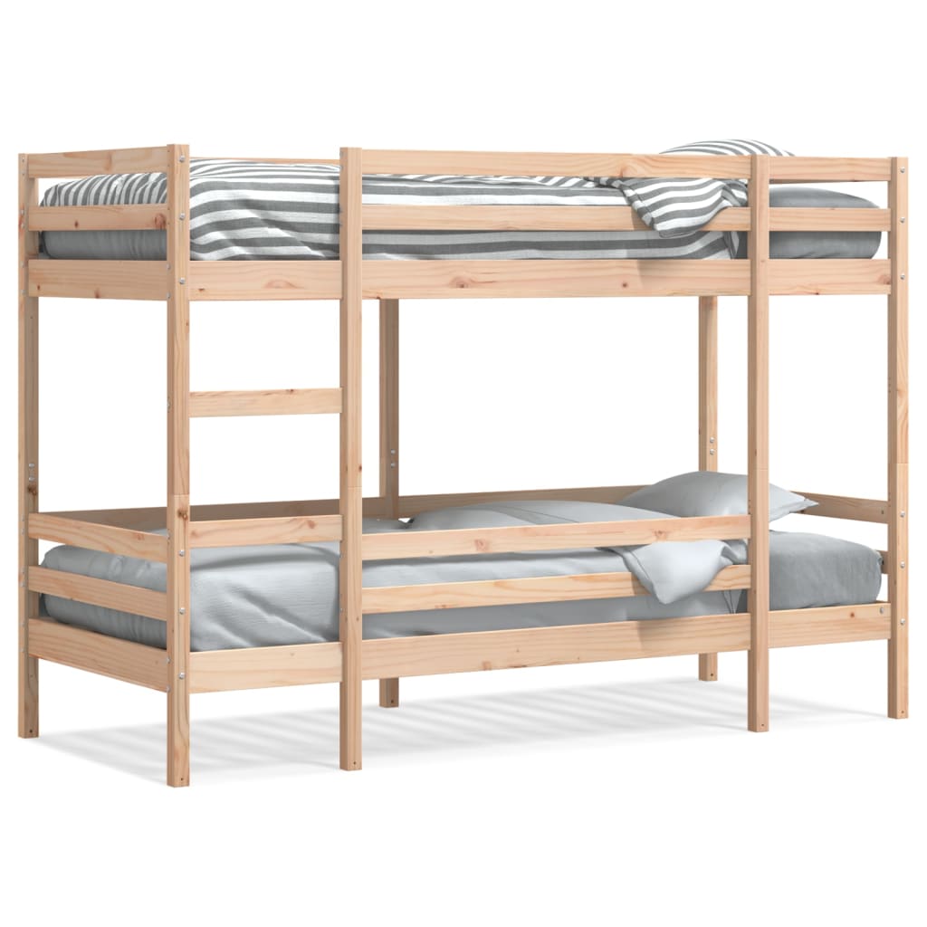 vidaXL Letto a Castello senza Materasso 90x190 cm Legno di Pino