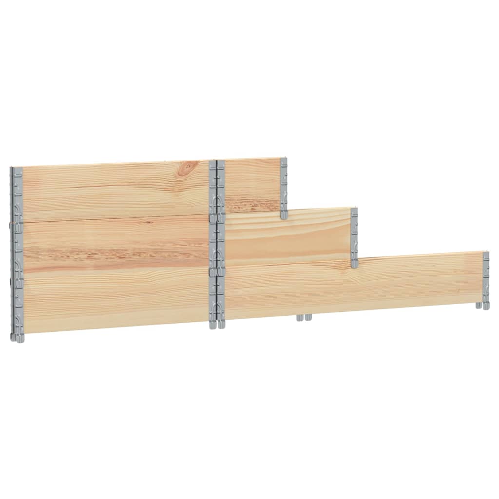 vidaXL Fioriera Rialzata 3 Livelli 120x80 cm Legno Massello di Pino