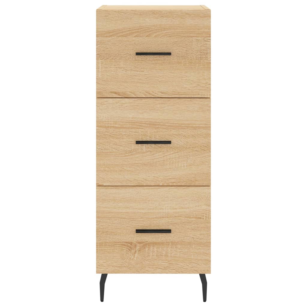 vidaXL Credenza Rovere Sonoma 34,5x34x90 cm in Legno Multistrato