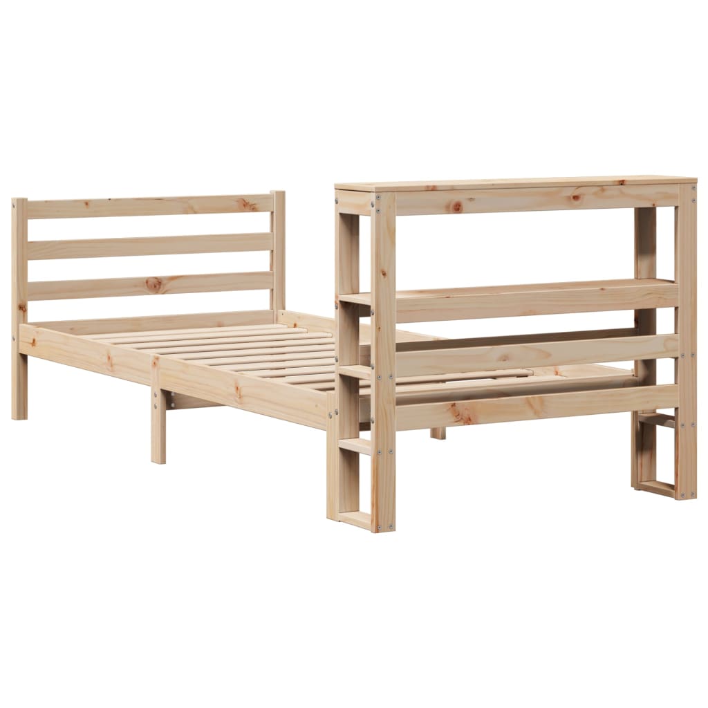 vidaXL Letto senza Materasso 90x200 cm in Legno Massello di Pino