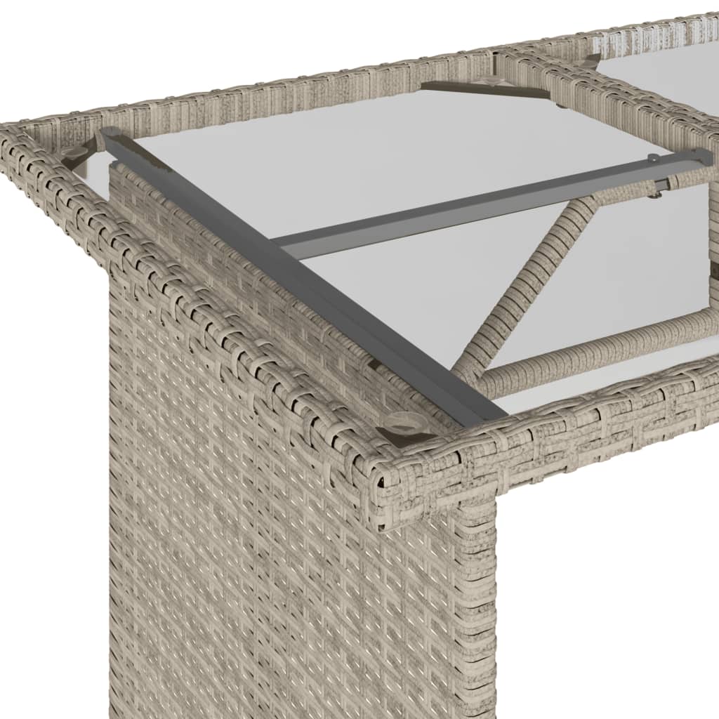 vidaXL Set da Pranzo da Giardino 2 pz con Cuscini in Polyrattan Grigio