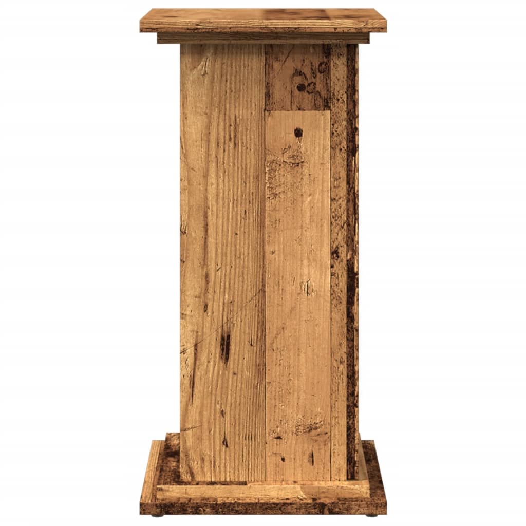 vidaXL Espositore con Portaoggetti Legno Antico 31x30x60 cm Truciolato