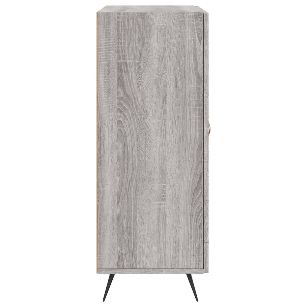 vidaXL Credenza Grigio Sonoma 69,5x34x90 cm in Legno Multistrato