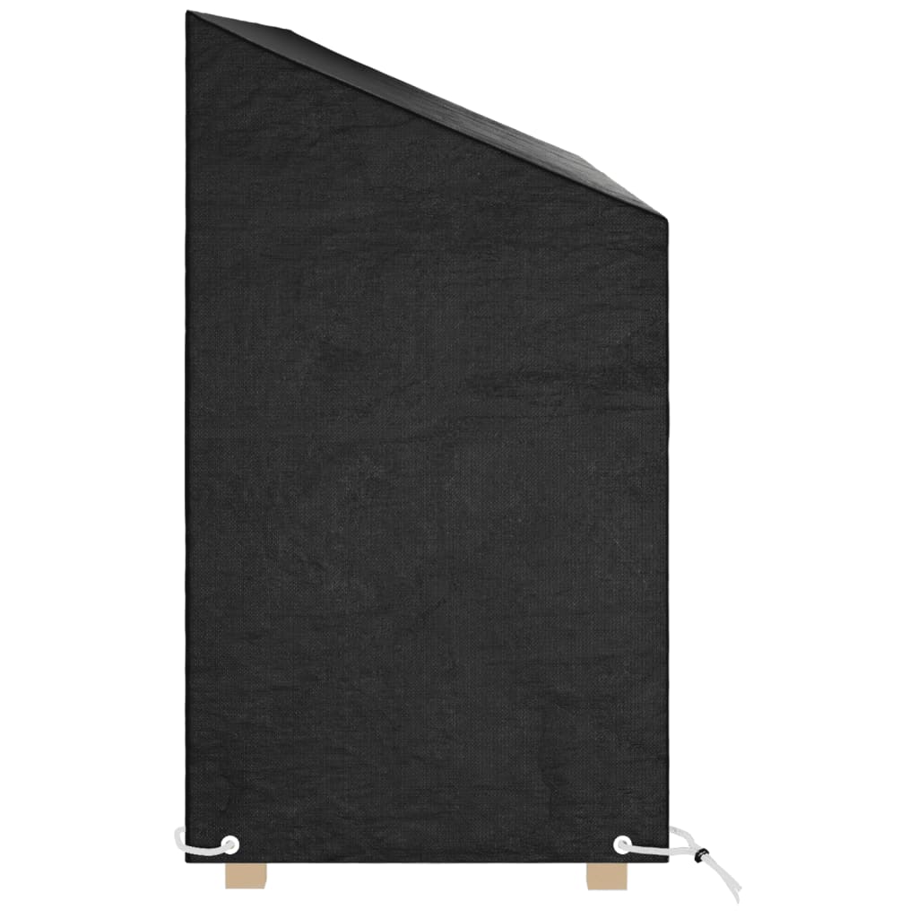 vidaXL Copri Panca da Giardino 8 Occhielli 190x70x70/88 cm Polietilene