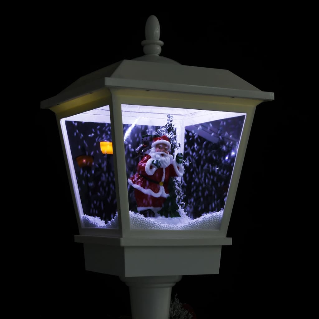 vidaXL Lampione di Natale con Babbo Natale 180 cm LED