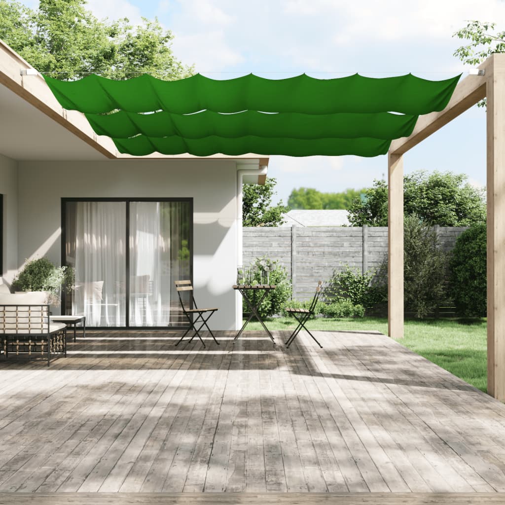 vidaXL Paravento Verticale Verde Chiaro 140x800 cm in Tessuto Oxford