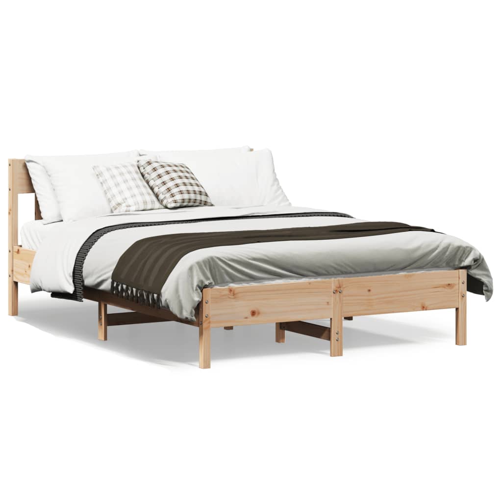 vidaXL Letto senza Materasso 150x200 cm in Legno Massello di Pino