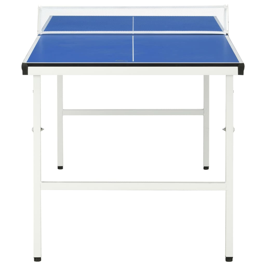 vidaXL Tavolo da Ping Pong con Rete 5 Piedi 152x76x66 cm Blu