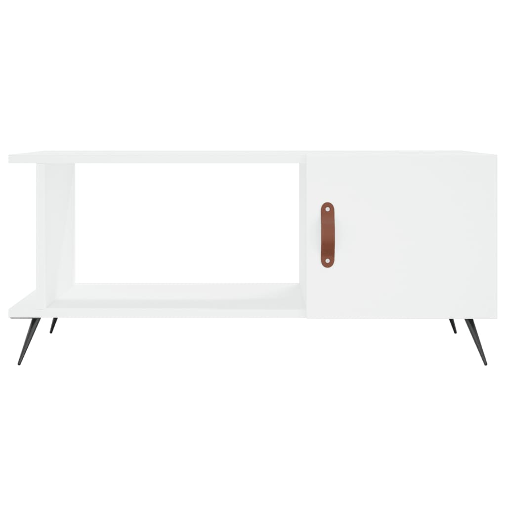 vidaXL Tavolino da Salotto Bianco 90x50x40 cm in Legno Multistrato