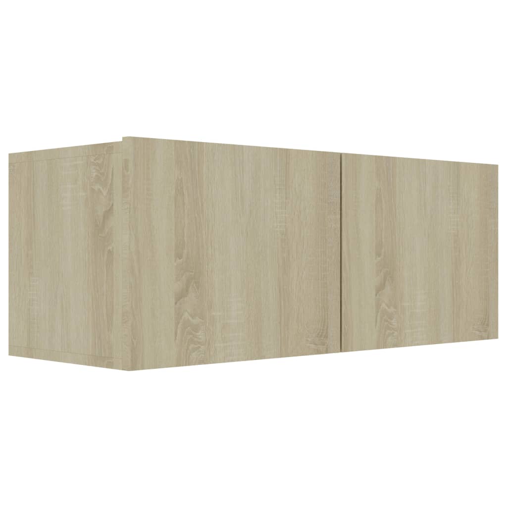 vidaXL Mobile Porta TV Rovere Sonoma 80x30x30 cm in Legno Multistrato