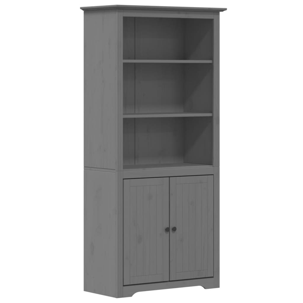 vidaXL Libreria BODO 82x40x173 cm in Legno Massello di Pino Grigio