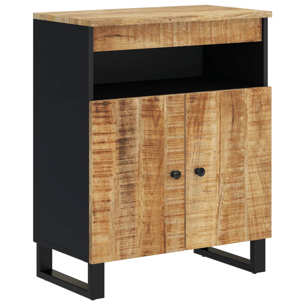 vidaXL Credenza con 2 Ante 60x33x75 cm in Legno Massello di Mango