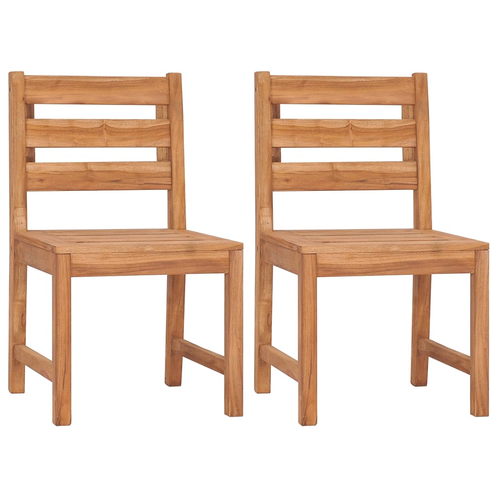 vidaXL Set da Pranzo per Giardino 5 pz in Legno Massello di Teak