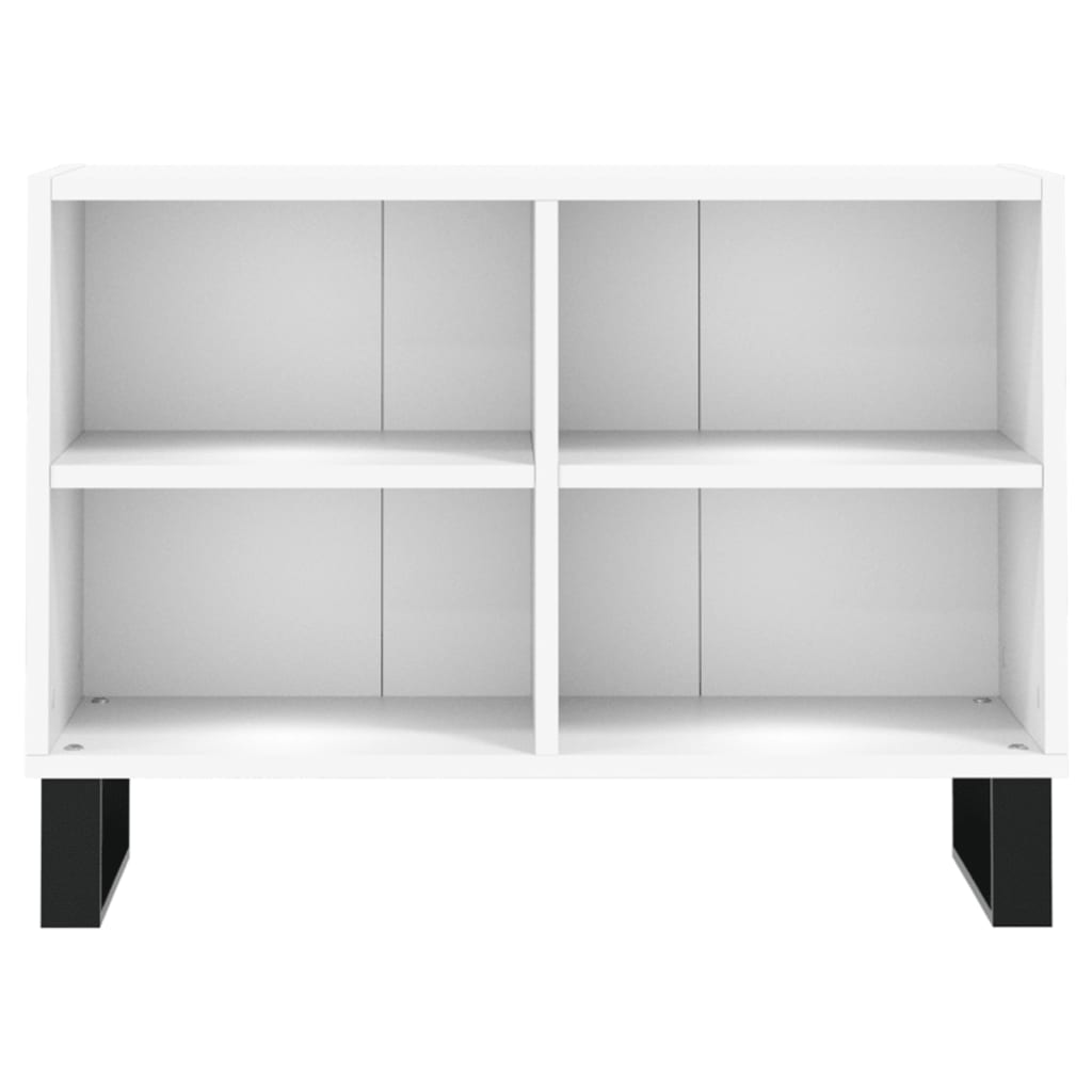 vidaXL Mobile Porta TV Bianco 69,5x30x50 cm in Legno Multistrato