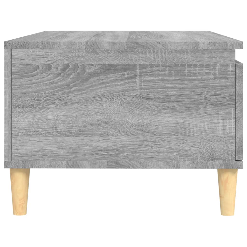 vidaXL Tavolino Salotto Grigio Sonoma 90x50x36,5 cm Legno Multistrato