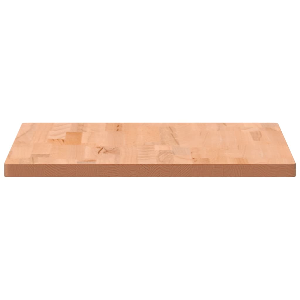 vidaXL Piano Scrivania 80x55x2,5 cm in Legno Massello di Faggio