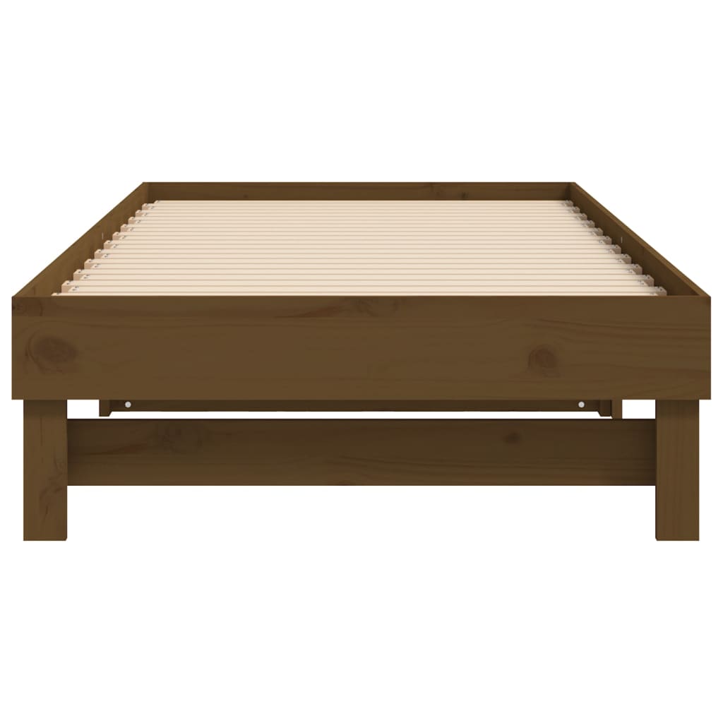 vidaXL Dormeuse Estraibile Ambra 2x(90x190) cm Legno Massello di Pino