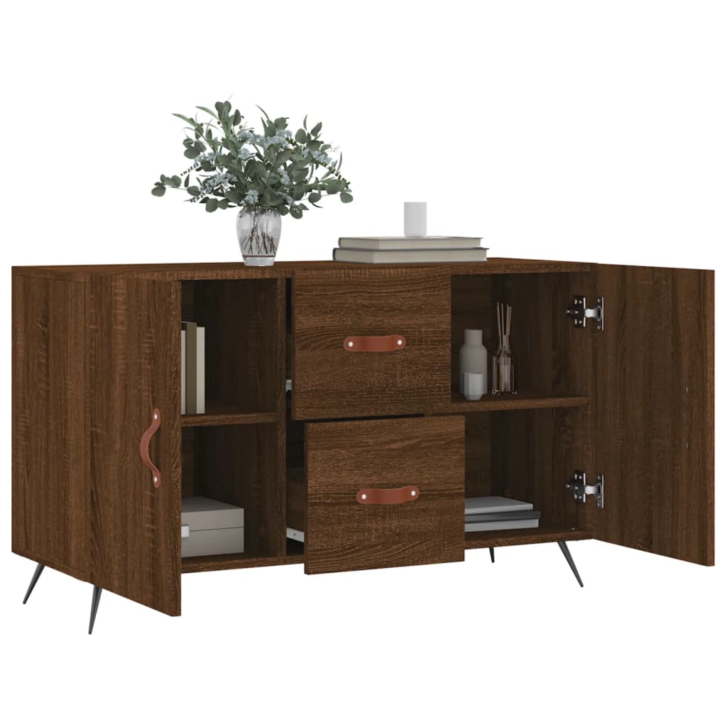 vidaXL Credenza Rovere Marrone 100x36x60 cm in Legno Multistrato