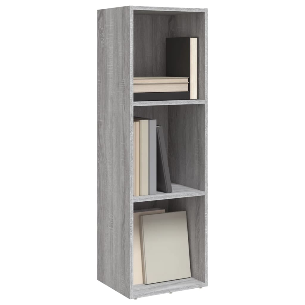 vidaXL Libreria/Mobile TV Grigio Sonoma 36x30x114 cm Legno Multistrato