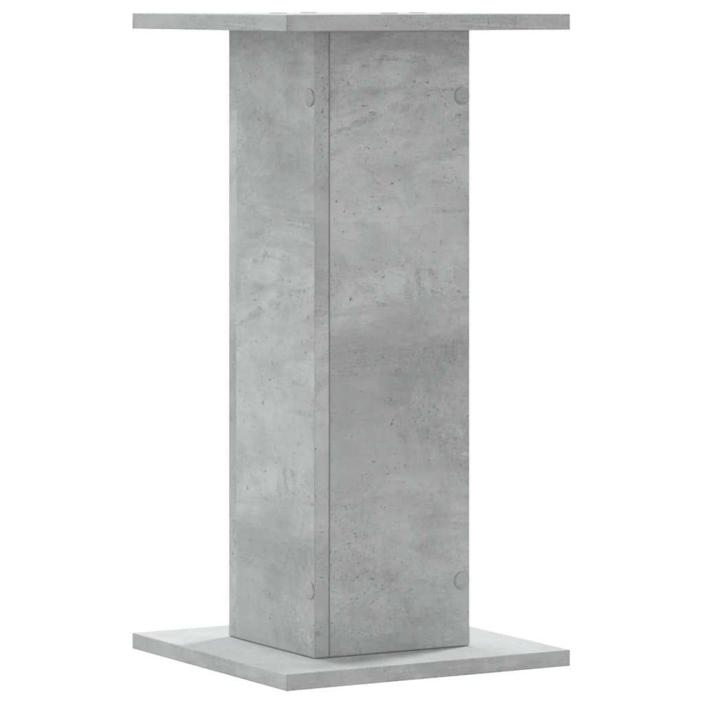 vidaXL Supporti per Piante 2 pz Grigio Cemento 30x30x60 cm Truciolato