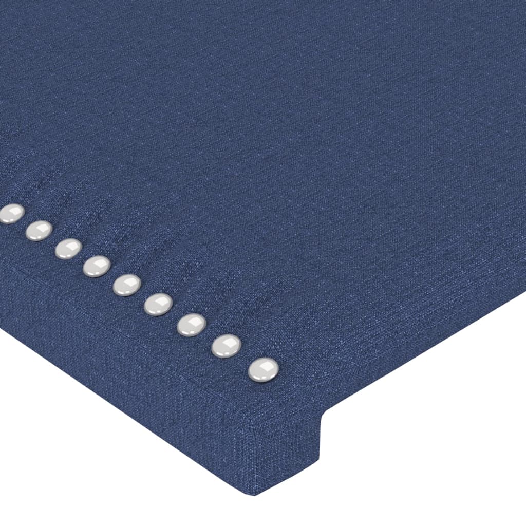 vidaXL Testiere 4 pz Blu 72x5x78/88 cm in Tessuto