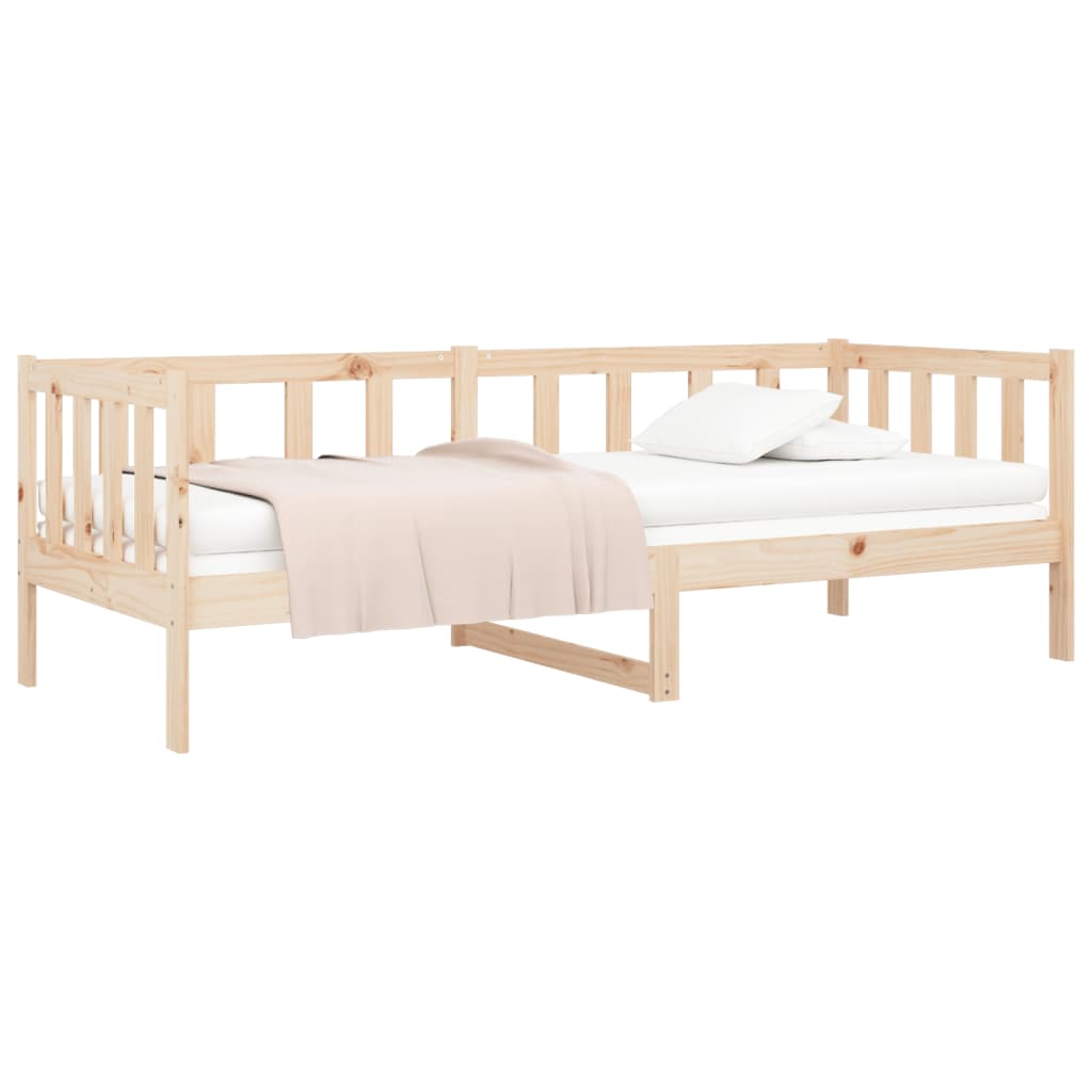 vidaXL Dormeuse senza Materasso 90x190 cm in Legno Massello di Pino