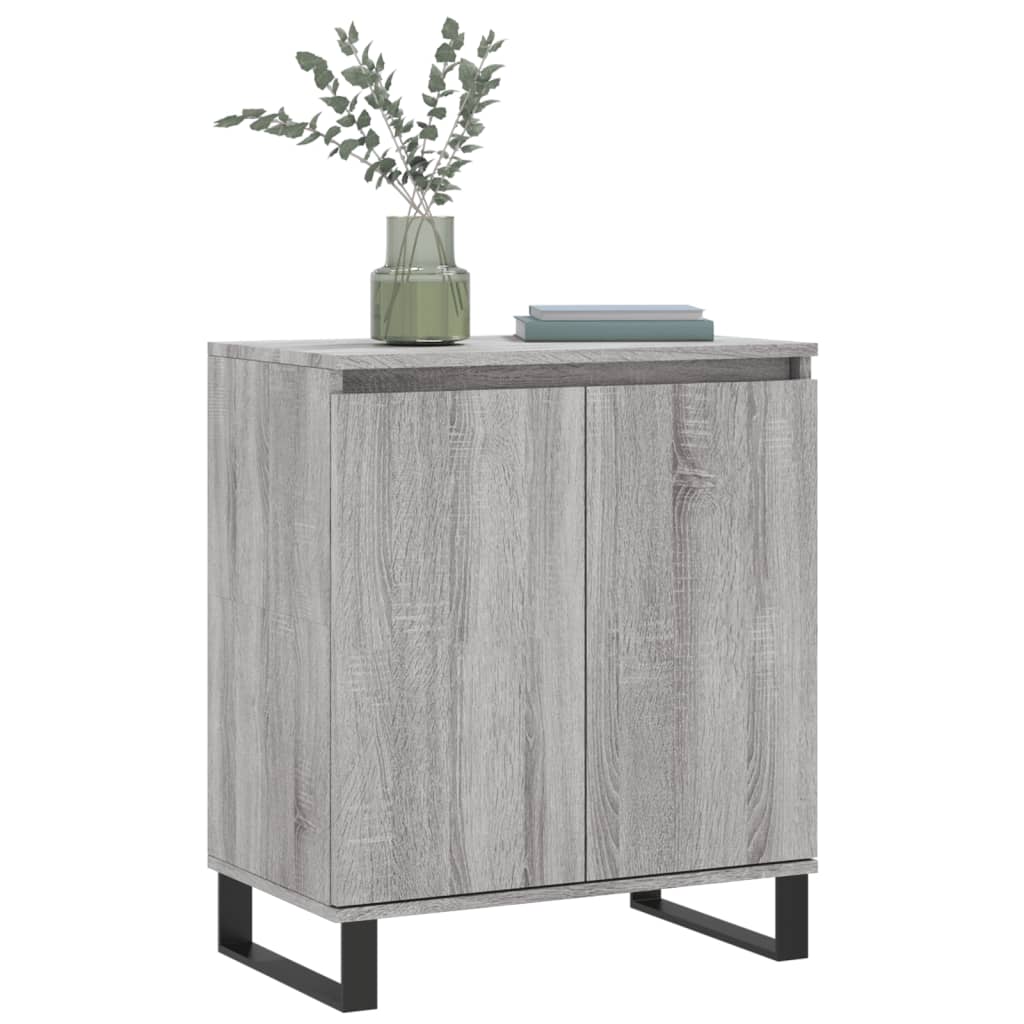 vidaXL Credenza Grigio Sonoma 60x35x70 cm in Legno Multistrato