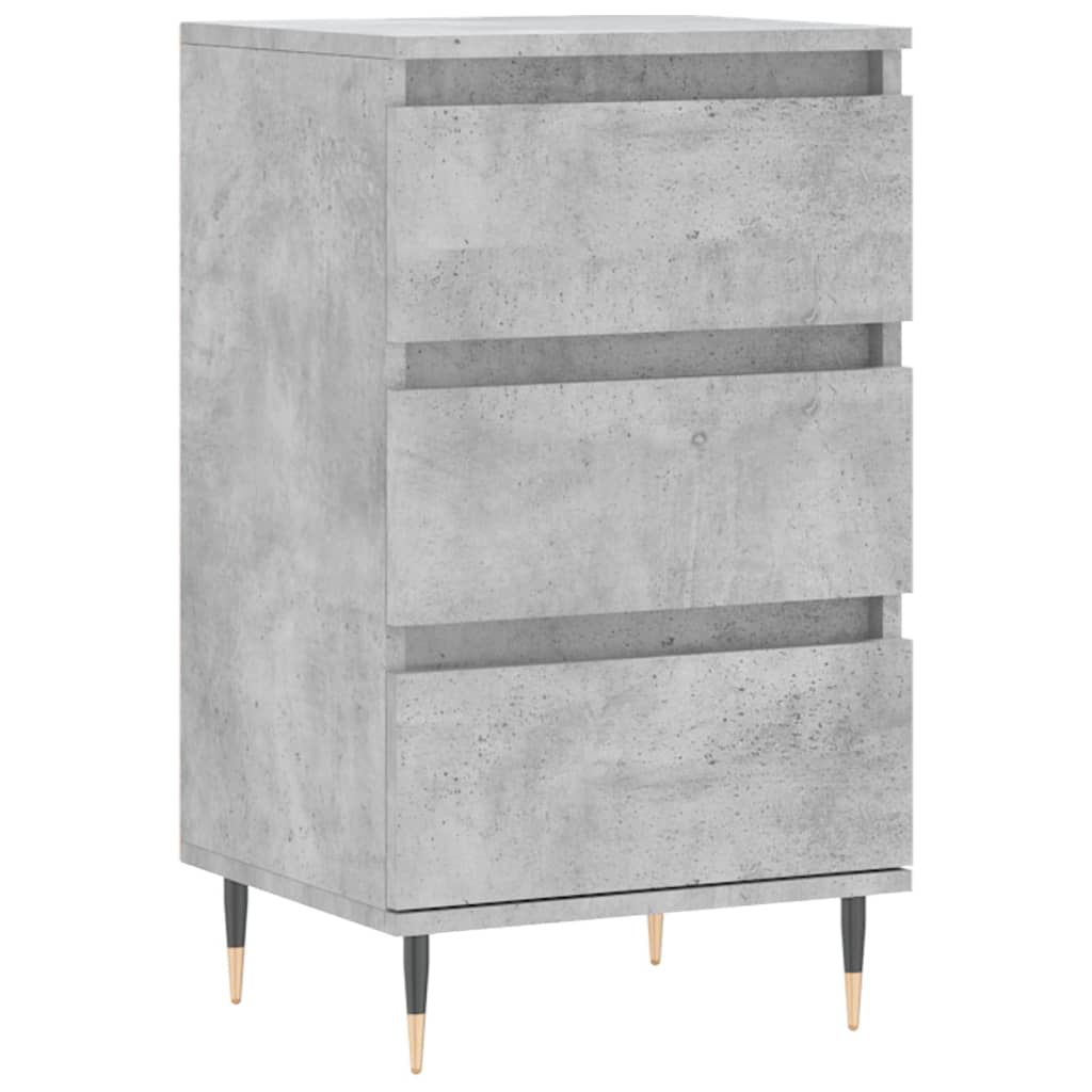 vidaXL Credenza Grigio Cemento 40x35x70 cm in Legno Multistrato